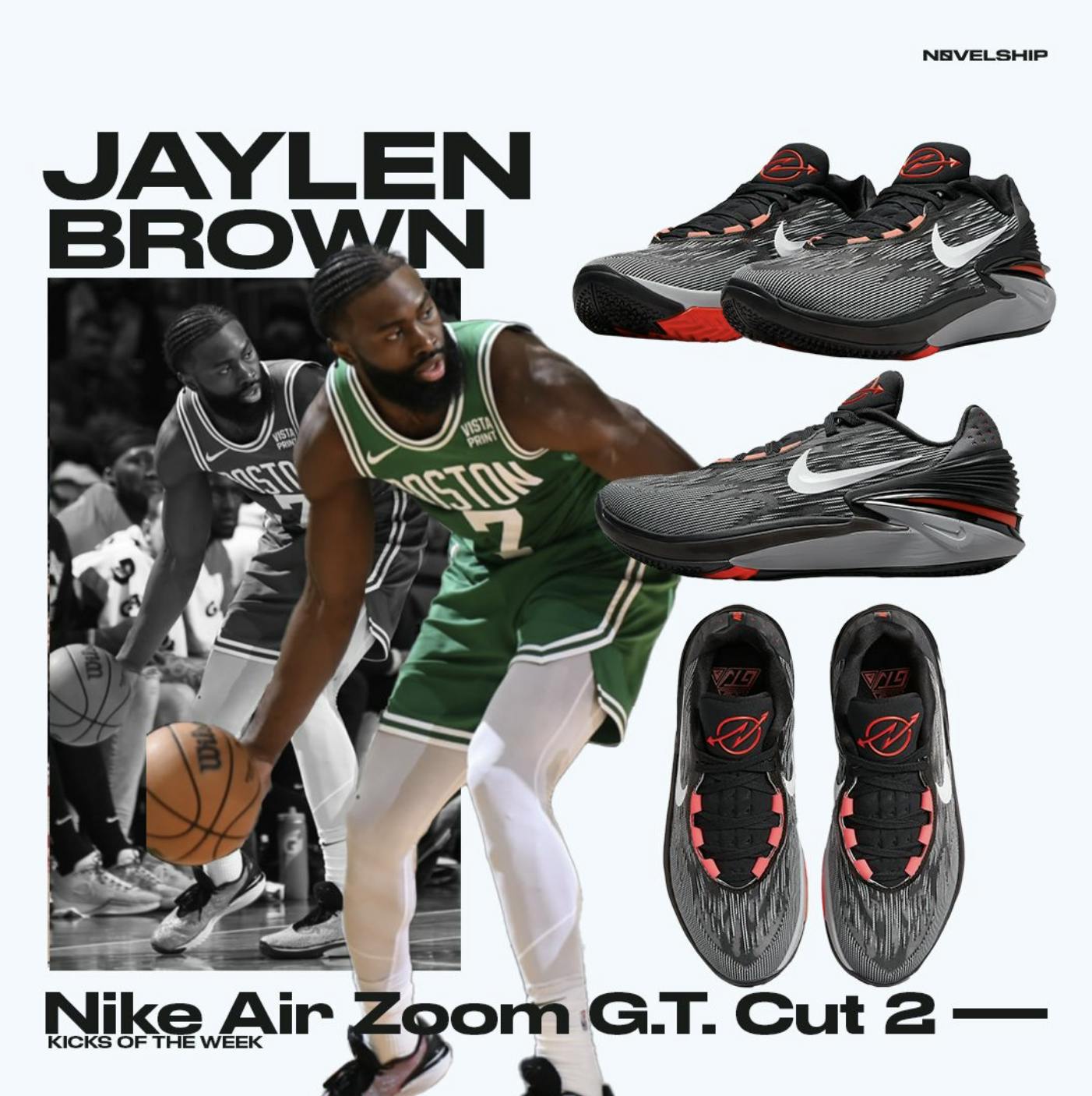 Nike Air Zoom GT Cut 2 'Black Bright Crimson' DJ6015-001/DJ6013-001